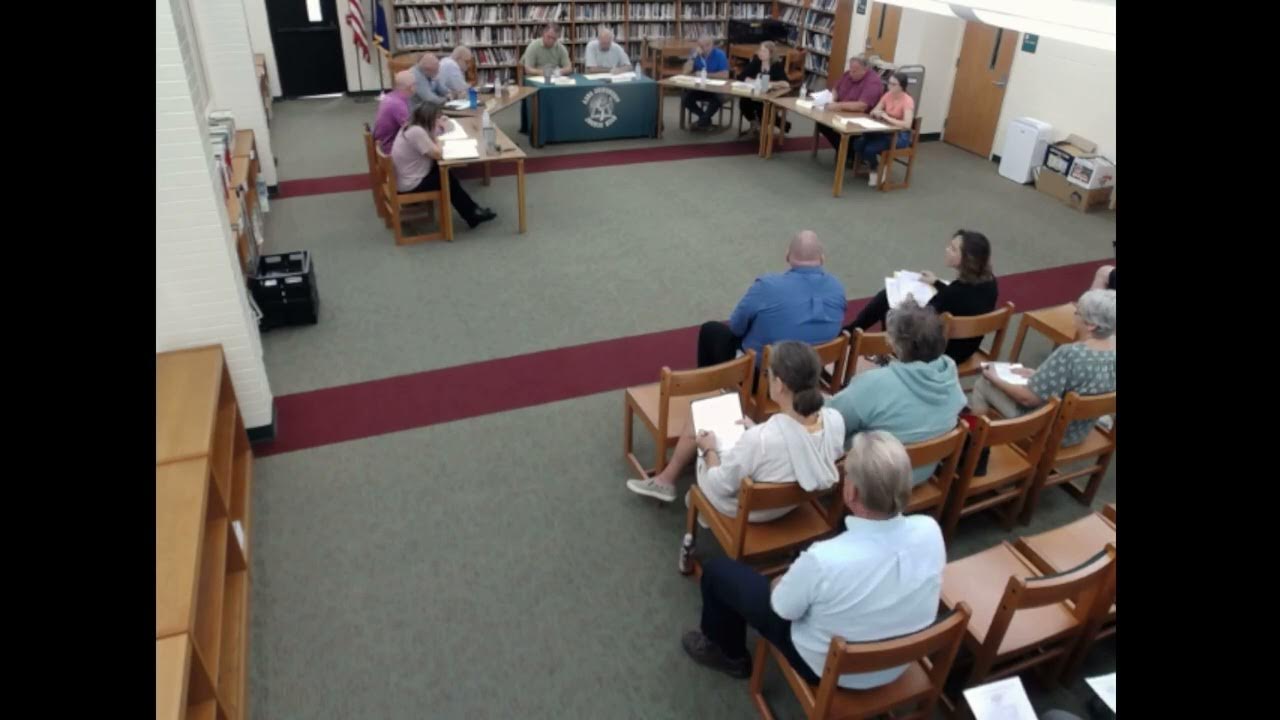 Pinconning Area Schools Regular Board Meeting 9/12/2022 YouTube