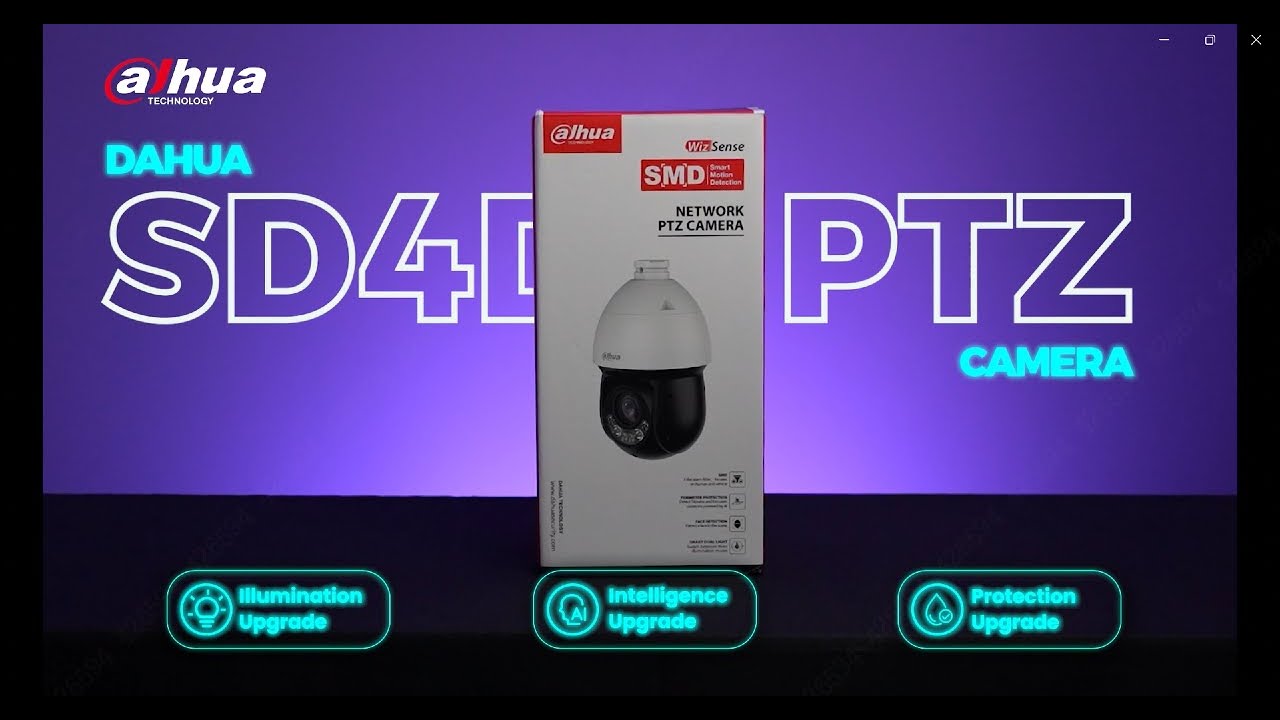 Dahua PTZ-SD4D Highlights