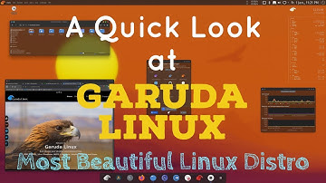 A Quick Look at Garuda Linux | Most Beautiful Arch Linux based Distro | Xpedians