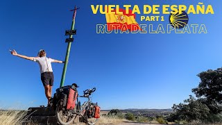 Cycling across Spain Ruta de la Plata Part 1