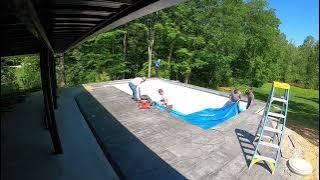 ICF POOL LINER INSTALL