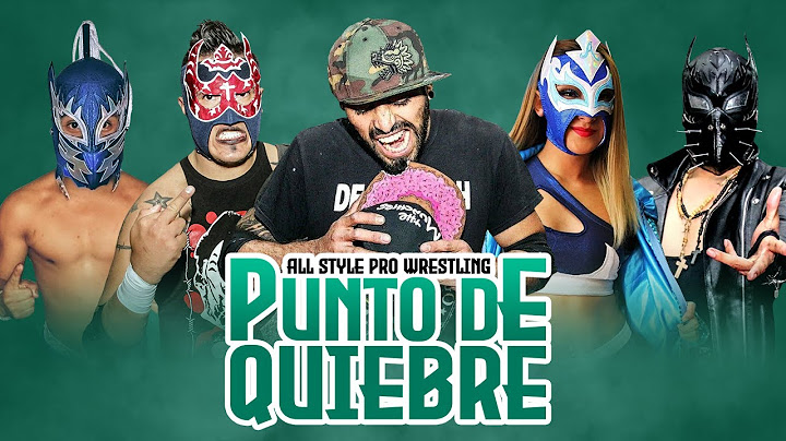 ASPW Punto de Quiebre (06.11.2021) | EVENTO COMPLETO | Princesa Azul, Astrolux, Lucha Extrema y más