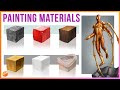 How to paint material textures  render metals wood and more for digital art