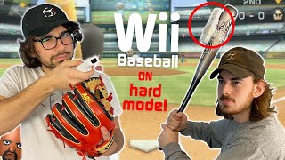 Playing Wii baseball the way it was meant to be played