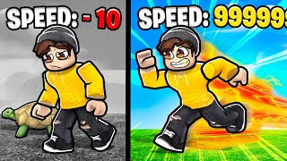i went TOO FAST in ROBLOX ⚡