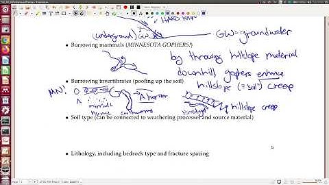 Hillslope Notes 2: Mechanisms for Creep