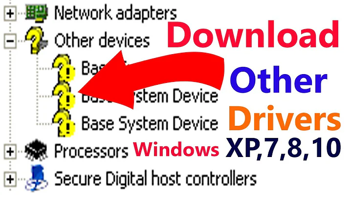 How to download "base system device Driver" Windows Xp,7,8,10|Dell "HP" Acer Toshiba