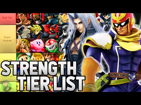 Smash Bros Ultimate Full Roster *STRENGTH* Tier List! | Super Smash Bros Ultimate