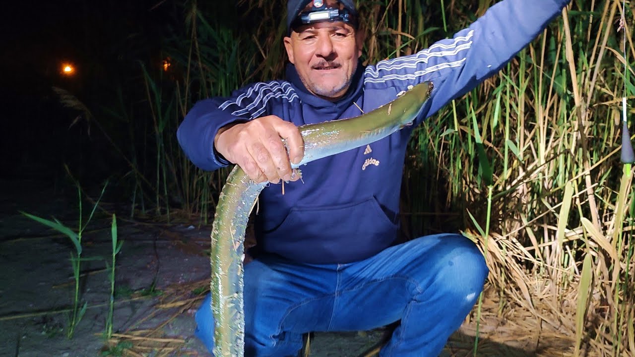 صيد الحنشان المتعة و الاثاره و الاكشن فى الترعة دى