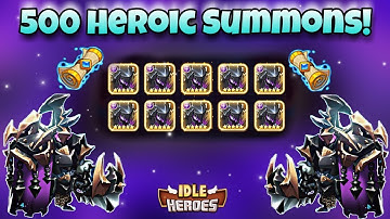Idle Heroes (O+) - 500 Heroic Summons! - New Dark Hero Event
