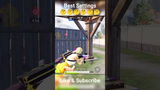 Best Settings 🤔🤔🤔#pubg#tdm#shorts