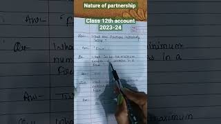 Nature of partnership firm||partnership firm ke kya nature hoti hai#shorts #youtubeshorts #viral