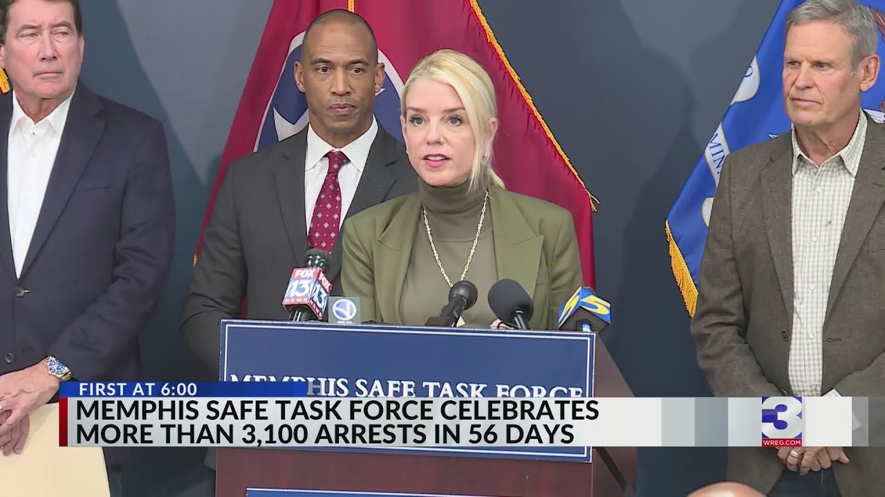 Task force celebrates more than 3,100 arrests in 56 days - YouTube