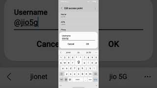 Jio 5G APN settings 2023||😱😱#shorts #jio screenshot 2