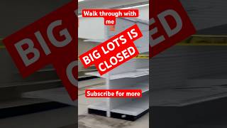 BIG LOTS IS CLOSED FOR GOOD😞LAST 4days…#shopping #shopwithme #deals #biglots