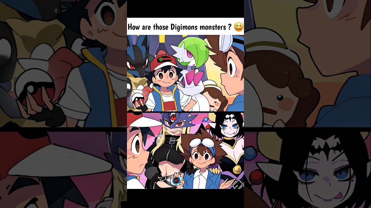 How are those Digimons monsters ? 😆 