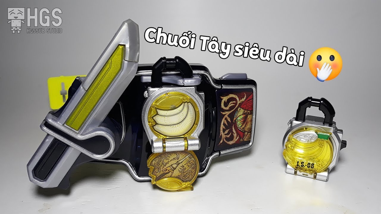 Demo DX Banana Lockseed & Baron Faceplate (Kamen Rider Gaim) 战极驱动器 香蕉锁种 假面骑士铠武