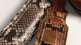 Franklin Strap - Snakeskin Ball Glove Vintage Style Strap