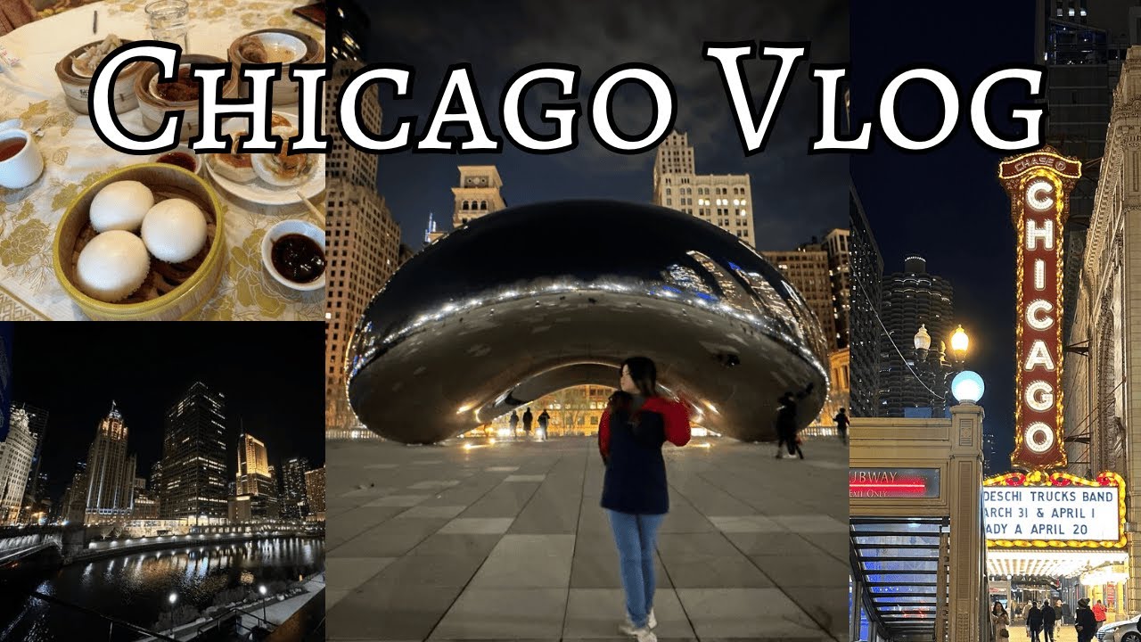 DRIVING TO CHICAGO VLOG | The Bean, Chinatown, Chicago Riverwalk - YouTube