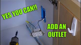 How to Add an Electrical Outlet Anywhere — Inside Cabinets, Bathrooms, or Walls (DIY Step-by-Step)