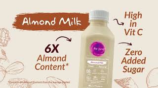 Discover Almond Milk Cold Pressed 6X Almond Content Lactose Friendly No Artificial Flavours