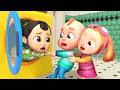 Hide and Seek Gone Wrong 😨🧺 | Zi Trapped in Washing Machine | Safety Song | Rosoo Kids Songs