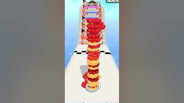 Pancake Run Gameplay All Levels iOS,Android Mobile Walkthrough Game Cake Run New Level part 1