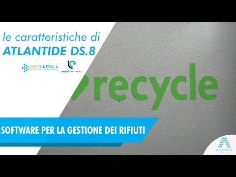 ATLANTIDE DS.8 | Software per la gestione dei rifiuti