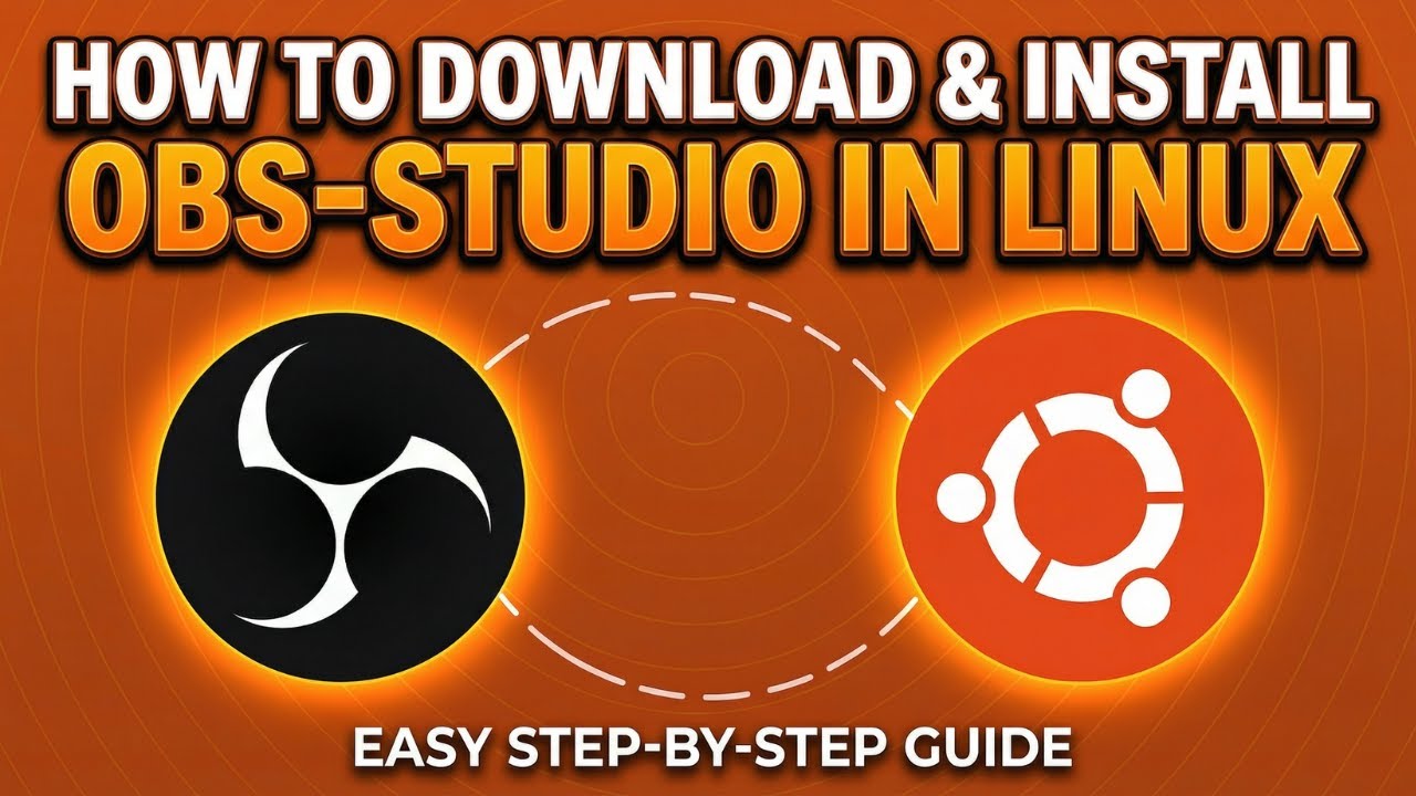 Install OBS Studio on Linux (Ubuntu, Fedora & More) - YouTube
