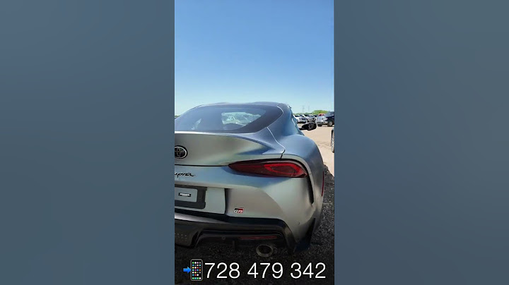 Rozbita  Toyota Supra  MK5 GR  Oględziny przed licytacja na Chicago Copart North Import z USA