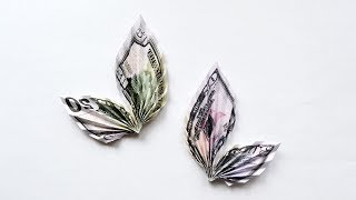 DOUBLE Money LEAF | Origami Dollar Tutorial DIY by Nprokuda