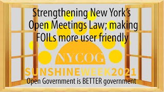 NYCOG Sunshine Week 2021