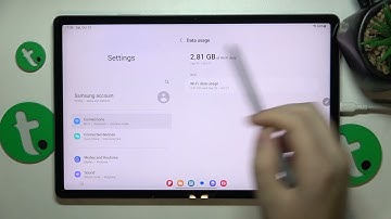 How to Check Data Usage on SAMSUNG Galaxy Tab S9 FE+