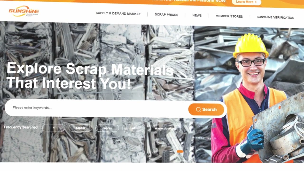 SUNSHINE Global Scrap Market: Waste Buy & Sell | Waste Price | Market News