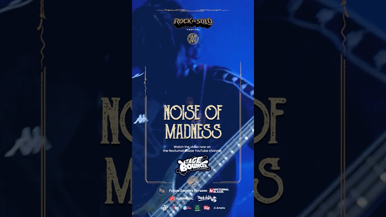 Cover NOISE OF MADNESS - STAGE BOUNCER (ROCK IN SOLO 2025 CHAPTER) #nocturnalblazze #stagebouncer