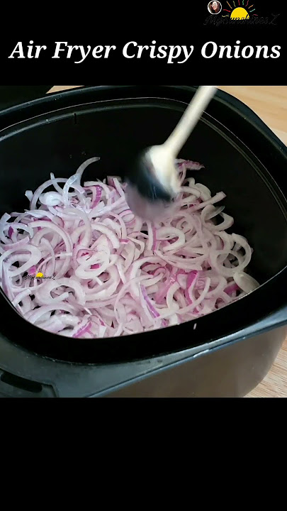 Crispy Air Fryer Onions For Biryani | Birista Recipe #shorts #airfryerrecipes #birista