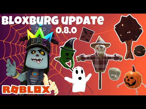 Epic halloween town roblox bloxburg speedbuild part 2