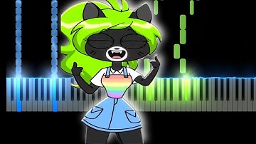 Zai Zai Zai Meow Meow Meow - Rocky Rakoon Animation Meme (Piano Tutorial)