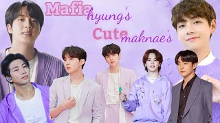 😎Mafia hyung's & Cute maknae's 😇 ll BTS entry 🥰 ll part - 1 ll @Bangtan_Library95