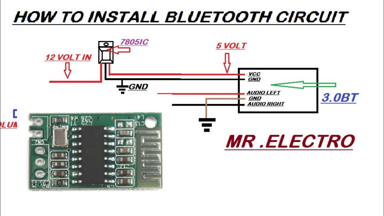 #bluetooth,How to install Bluetooth circuit old home theater - YouTube