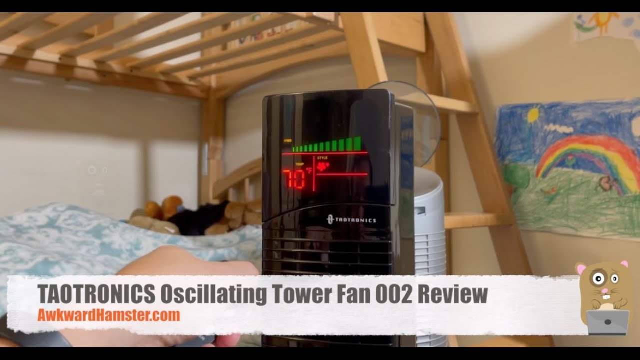 TAOTRONICS Oscillating Tower Fan 002 Review - YouTube