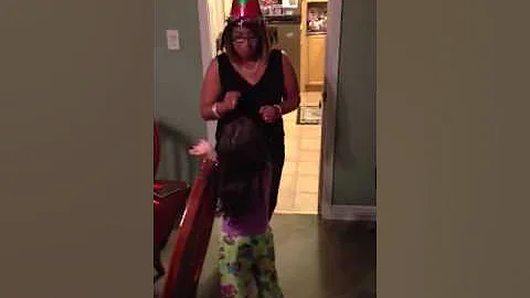 Grandma dancing in 2014