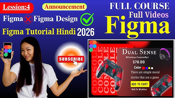 PRO Gaming ✅🎯 Console UI Design in Figma - Ui Design Figma Tutorial in Hindi. Part:-4