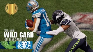 Seahawks vs. Lions | 2025-26 Wild Card | Madden NFL 26 Simulation