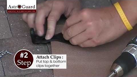 AstroGuard Hurricane Fabric Instructional Video - How to Install