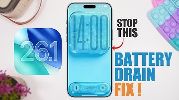 iOS 26.1 - How To FIX Battery DRAIN on iPhone !