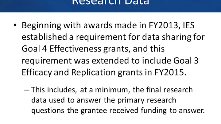 Public Access and Data Sharing August 2017