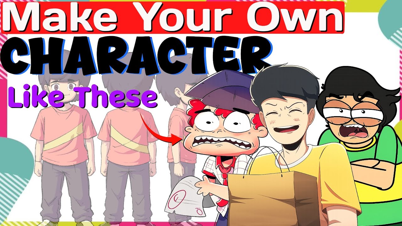 How To Make Your Own Character || Character Design like @RGBucketList ...