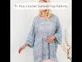 5+ Free Crochet Summer Top Patterns