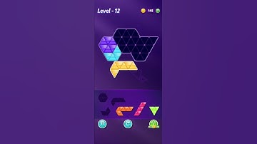 Block!Triangle puzzle:Tangram⬅️Level 12 Mania6